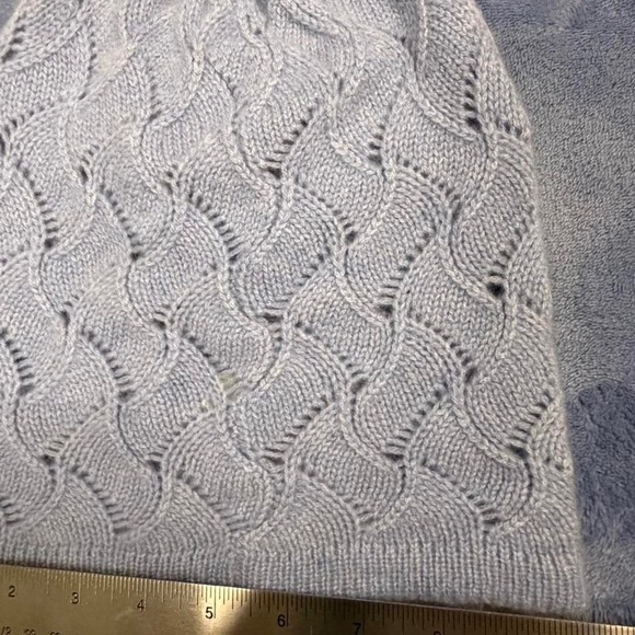 V.fraas Light blue cable‎ knit beanie new